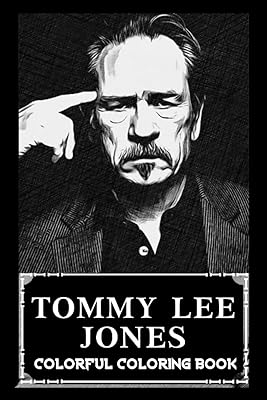 Livre de coloriage coloré : tommy lee jones