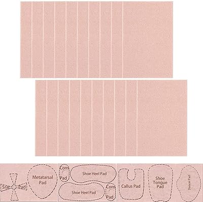 20 feuilles de ruban moleskin, rembourrage de prévention des ampoules pour les pieds, rembourrage en moleskine pour chaussures, moleskin pour la prévention des ampoules des pieds, coussinets pour bottes de randonnée réduisant la douleur de friction (peluches). Avec plus de 300000 références, DIAYTAR COTE D'IVOIRE est la boutique en ligne la plus fournie de Cote d'Ivoire, offrant une grande variété de produits à des prix compétitifs. DIAYTAR COTE D'IVOIRE propose une expérience d'achat en ligne simple, sécurisée et pratique, pour une satisfaction totale. La boutique en ligne leader en Cote d'Ivoire, c'est DIAYTAR COTE D'IVOIRE.