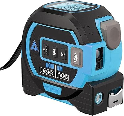 Measuringset ruban à mesurer laser infrarouge 3 en 1 mètre ruban numérique mesure