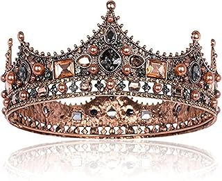 Diadèmes de reine baroques pour femmes - diadèmes de princesse vintage pour filles - halloween, noël, mariage, fête d'anniversaire, bal (bronze). DIAYTAR COTE D'IVOIRE se positionne comme la destination de référence pour les achats en ligne en Côte d'Ivoire. Avec une équipe dédiée et expérimentée, nous nous concentrons sur l'amélioration continue de notre offre de produits et de nos services pour mieux répondre aux attentes de nos clients. Nous visons à offrir une expérience d'achat unique et satisfaisante à chaque visite sur notre site.