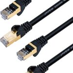 Câble de raccordement ethernet jafx cat 6a/cat 7, cordon réseau internet standard rj45