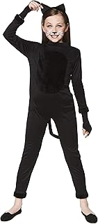 Costume de chat pour filles - halloween, accessoires de fête costumée - petite