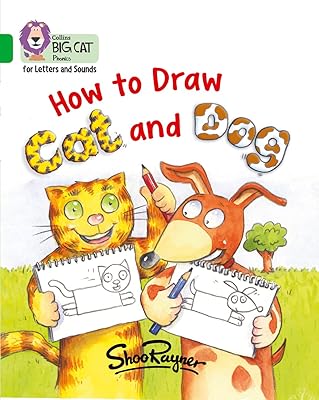 Comment dessiner un chat et un chien : bande 05/vert