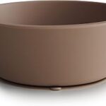 Bol à ventouse en silicone moshi | conception antidérapante pour l'alimentation et le sevrage