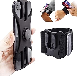Sancore 2 en 1 brassard support de téléphone avec bracelet, accessoires de cyclisme