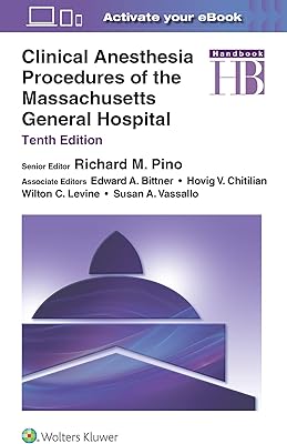 Procédures d'anesthésie clinique du massachusetts general hospital