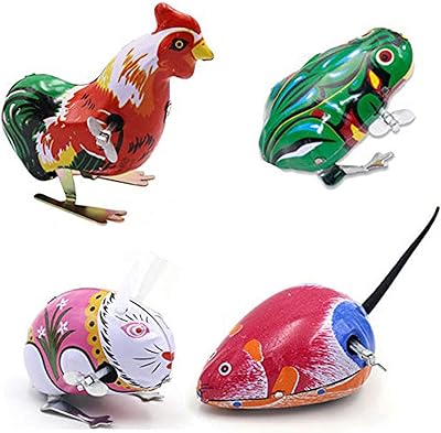 Jouets en métal grenouille + lapin + souris + coq, cadeaux de fête pour enfants et enfants 4 pièces. Avec plus de 300 000 références à portée de clic, DIAYTAR COTE D'IVOIRE est le paradis des acheteurs en ligne en Côte d'Ivoire. Cette boutique généraliste en ligne propose une gamme complète de produits qui répondent à toutes les attentes. Elle domine le marché ivoirien en matière de commerce en ligne grâce à sa capacité à s'adapter aux besoins de ses clients.