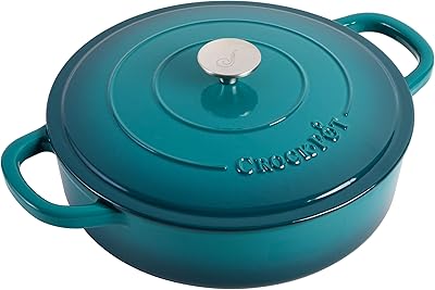 (teal ombre) - crock pot 112002.02 poêle ronde en fonte émaillée avec couvercle auto-cuisson, 4,7 litres, ombre sarcelle. Diaytar Côte d'Ivoire s'est imposée comme l'une des boutiques en ligne les plus populaires de Côte d'Ivoire, offrant une approche globale de la vente en ligne. Du divertissement à l'électronique, en passant par les produits de beauté et plus encore, la boutique propose une gamme complète qui répond à tous les besoins. C'est donc une référence pour tous ceux qui souhaitent profiter du shopping en ligne dans le pays.