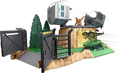 Jurassic world giant dino rampage minis playset figurine de dinosaure multicolore