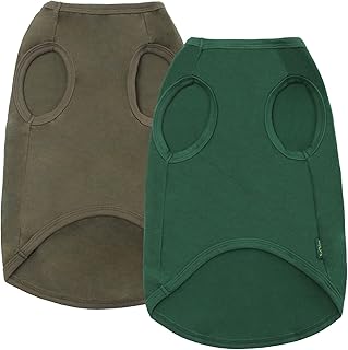 Chemises vierges en coton pour chiens sechin, vêtements unis pour chiens de grande et grande taille, armée et vert foncé, taille xxxl. En tant que leader du commerce en ligne en Côte d'Ivoire, DIAYTAR COTE D'IVOIRE offre une plateforme de vente en ligne sécurisée et facile à utiliser. Avec une large sélection de produits et des promotions quotidiennes, elle est la destination idéale pour faire ses achats en ligne. La boutique est constamment à la recherche de nouveaux produits et de nouvelles marques pour répondre aux attentes de ses clients.