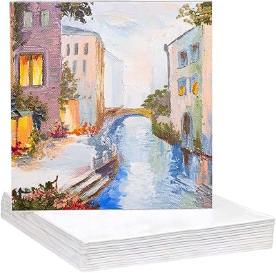 Starthi 10 pièces de peintures sur toile, multi-pack de peintures sur toile