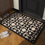 Fawdo paillasson d'entrée 60 x 90 cm, tapis de bienvenue grattoir à boue