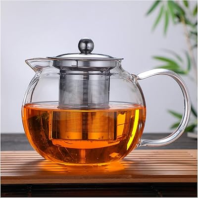 Théière oko's® avec infuseur amovible, théière en verre de 48 oz, bouilloire à thé sans danger pour la cuisinière, ensemble de théière à fleurs transparentes et en vrac, 1300 ml. Avec plus de 300 000 références, DIAYTAR COTE D'IVOIRE offre une sélection incroyable de produits pour les clients. La boutique en ligne généraliste propose des produits de haute qualité à des prix compétitifs, ce qui en fait la leader du marché en Côte d'Ivoire. Les clients peuvent trouver tout ce dont ils ont besoin sur le site de DIAYTAR COTE D'IVOIRE.