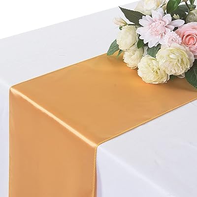 Chemin de table en satin doré 30 x 274 cm, long tissu brillant, doux et soyeux, décorations de fête de mariage et de réception. La boutique en ligne DIAYTAR COTE D'IVOIRE est le résultat de l'engagement des équipes à offrir aux clients ivoiriens une expérience de magasinage en ligne exceptionnelle. Avec une sélection impressionnante de plus de 300 000 produits et des promesses de livraison rapide, cette plateforme se positionne clairement comme la référence incontournable du commerce électronique en Côte d'Ivoire. Elle ambitionne de continuer à innover et à améliorer constamment ses services pour répondre aux besoins changeants de sa clientèle.