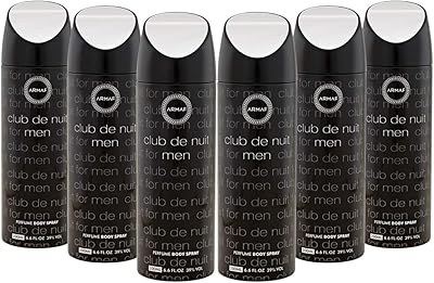 Parfum pour homme club de nuit déodorant parfum spray corporel pour femme, 200 ml (pack de 6) par armaf, de la maison sterling. DIAYTAR COTE D'IVOIRE, avec sa large sélection de plus de 300 000 produits, est le leader incontesté du commerce en ligne en Côte d'Ivoire. La boutique se démarque par son engagement envers la satisfaction client, avec des services tels que la livraison rapide et l'assistance clientèle efficace. Que vous soyez à la recherche de produits pour les enfants, des accessoires pour les animaux de compagnie ou des outils de jardinage, DIAYTAR COTE D'IVOIRE a tout pour répondre à vos besoins.