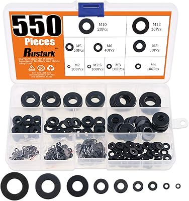 Rostark 550 pièces de 9 tailles 304 anneaux plats en acier inoxydable - m2 m2.5 m3 m4 m5 m6 m8 m10 m12 550 pièces de zinc noir. DIAYTAR COTE D'IVOIRE se distingue par sa capacité à offrir des produits de qualité à des prix compétitifs, tout en garantissant la satisfaction de ses clients grâce à son service après-vente dédié. La boutique en ligne est constamment mise à jour avec les dernières tendances et les nouveaux produits pour vous permettre de découvrir de nouvelles marques et de nouveaux styles.