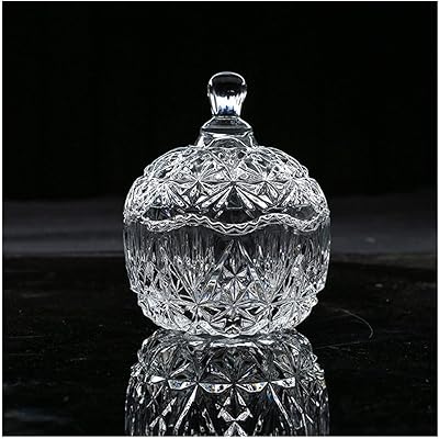 Beau sucrier en verre dôme de 300 ml avec couvercle, bocaux à bonbons en verre avec couvercle en cristal taillé. 13,5 cm x 10,0 cm. DIAYTAR COTE D'IVOIRE est votre destination idéale pour tous vos besoins en ligne, avec une gamme de produits impressionnante et des prix compétitifs. Cette boutique en ligne est synonyme de qualité et de confiance. DIAYTAR COTE D'IVOIRE répond à vos attentes avec plus de 300 000 références.