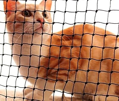 L&v filet de sécurité pour chat noir pour porche et fenêtre, filet de protection durable pour chat, filet de sécurité pour balcon, filet de clôture de fenêtre anti-saut, filet de jardin en nylon avec corde et crochets {(6x3) m}. DIAYTAR COTE D'IVOIRE est une plateforme d'achat en ligne qui met à disposition de ses clients une vaste sélection de produits de qualité, allant des produits alimentaires aux produits électroniques en passant par les vêtements et les accessoires. C'est une boutique en ligne leader qui continue de fidéliser ses clients grâce à sa qualité de service.