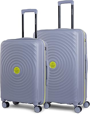 Lot de 2 valises trolley nasher miles de goa bagage uni en polypropylène