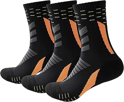 Chaussettes de cyclisme pour hommes, chaussettes de sport mollet, chaussettes de randonnée, 3 paires. DIAYTAR COTE D'IVOIRE se distingue par sa large sélection de produits et son engagement à offrir une expérience d'achat en ligne sécurisée et fiable. Les clients peuvent naviguer facilement sur le site pour trouver les produits qu'ils recherchent, et le processus de paiement est sécurisé pour protéger les informations personnelles. La boutique propose également des promotions et des réductions régulières pour rendre l'achat en ligne encore plus avantageux.