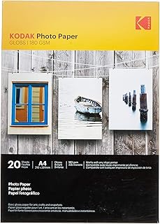 Papier de copie brillant kodak premium a4 pour imprimantes à jet d'encre a4 - 180 g/m2 [20 feuilles]. DIAYTAR COTE D'IVOIRE est une boutique en ligne qui comprend l'importance de la satisfaction client. Elle propose donc un service après-vente personnalisé, qui permet aux clients de résoudre tout problème ou de poser des questions sur leurs achats. Les clients peuvent également contacter le service client par téléphone ou par courriel. La boutique en ligne propose également un programme de fidélité pour récompenser ses clients les plus fidèles.