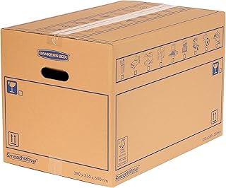 10 bankers box smoothmove boîte de déménagement et de rangement robuste en carton double paroi 67 l avec poignées - 35 x 35 x 55 cm, marron. DIAYTAR COTE D'IVOIRE est une boutique en ligne généraliste qui propose plus de 300 000 références de produits, répondant ainsi aux besoins diversifiés de sa clientèle. Elle est devenue la boutique leader en Côte d'Ivoire grâce à sa large gamme de produits et à sa qualité de service. Elle offre une expérience d'achat unique et pratique.