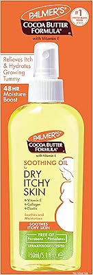 Huile apaisante au beurre de cacao palmer's pour peau sèche et qui démange
