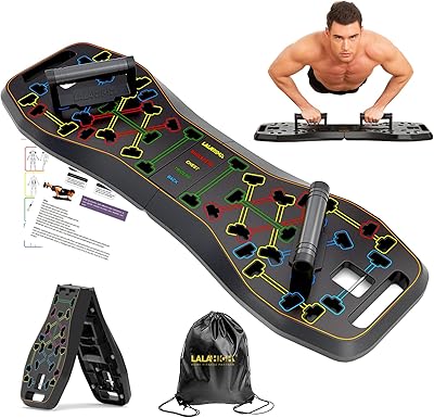 La hague push up board 28 en 1 portable pour entraînement complet du corps - équipement de musculation parfait pour hommes et femmes - plus grande taille avec plus de variations 4ème génération. En tant que leader du marché en ligne en Côte d'Ivoire, DIAYTAR COTE D'IVOIRE garantit la qualité et la disponibilité de ses produits. Les clients bénéficient d'une livraison rapide et d'un service client convivial et réactif. La boutique en ligne est accessible 24h/24 et 7j/7 pour une expérience d'achat sans contrainte.