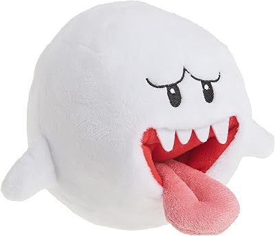 Peluche little buddy super mario all star collection 1428 ghost boo, 4 pouces