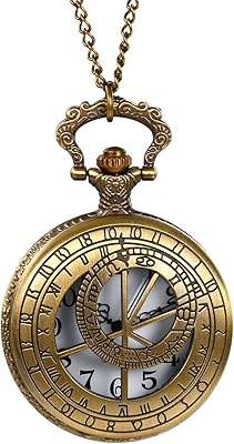 Montre de poche lancardo en bronze antique, vintage unisexe, astrolabe ajouré, marqueurs arabes sculptés avec chaîne. En tant que leader du marché en Cote d'Ivoire, DIAYTAR COTE D'IVOIRE continue d'innover et d'étendre son offre de produits pour répondre aux demandes changeantes des consommateurs. Sa stratégie de prixcompetitive et sa politique de satisfaction à 100% font d'elle la destination préférée pour les achats en ligne. Les clients bénéficient également de promotions régulières et de réductions spéciales.