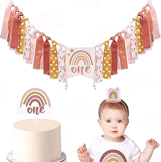 Bannière de chaise haute arc-en-ciel vansolin boho décoration de gâteau neutre et chapeau. DIAYTAR COTE D'IVOIRE est une boutique en ligne fiable et sécurisée qui propose une expérience d'achat en ligne sans risque. Les clients peuvent parcourir les différentes catégories de produits, lire les avis des produits et évaluer les produits avant de passer commande. La boutique propose également un service client dédié pour aider les clients à résoudre tout problème qu'ils pourraient rencontrer lors de leur achat en ligne.