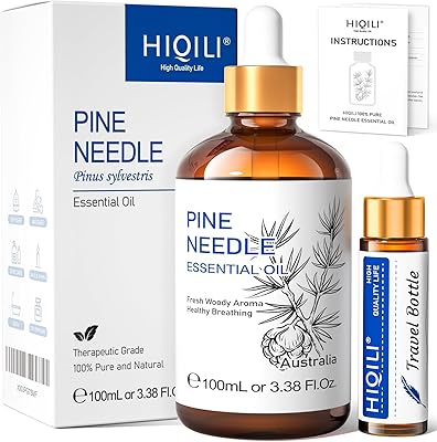 Huile essentielle hikli enedale pour massage cutané avec diffuseur de pin, 100 ml