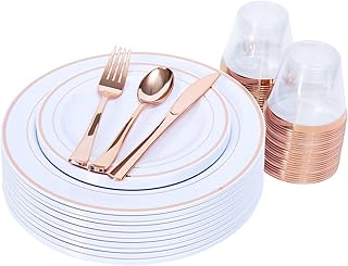 Or rose 150 pièces ensemble de vaisselle de fête en plastique jetable fournitures de fête assiette tasse cuillère vaisselle. Avec plus de 300 000 références, Diaytar Côte d'Ivoire est la boutique en ligne la plus complète de Côte d'Ivoire, offrant aux clients une grande variété de choix pour répondre à leurs besoins quotidiens. La boutique met en avant la qualité de ses produits et la fiabilité de ses services, ce qui lui a valu une grande confiance de la part des consommateurs ivoiriens. Les clients apprécient la facilité de navigation sur le site et la simplicité de commande.