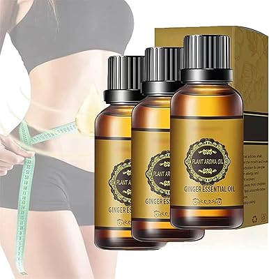 Huile de gingembre pour drainage du ventre, huile essentielle de drainage lymphatique, liquide