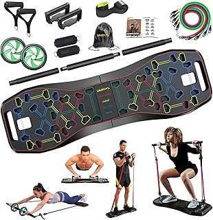 Ensemble de gymnastique à domicile portable lalahigh : planche de pompes pour homme