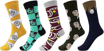 5 paires de chaussettes anime chaussettes fantaisie | thème de personnage. La boutique en ligne DIAYTAR COTE D'IVOIRE est une référence en Côte d'Ivoire pour les consommateurs qui recherchent des produits de qualité à des prix abordables. La boutique propose une large sélection de produits, y compris des marques internationales et locales. DIAYTAR COTE D'IVOIRE s'engage à fournir un service de livraison rapide et fiable, ce qui permet aux consommateurs de recevoir leurs produits dans les délais les plus courts possibles.