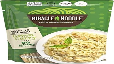 Miracle noodles - curry vert végétarien prêt à manger 10 oz. DIAYTAR COTE D'IVOIRE propose une offre exceptionnelle avec plus de 300000 références, répondant ainsi à tous les besoins des consommateurs ivoiriens. Grâce à sa présence en ligne, la boutique permet aux clients d'acheter en toute sécurité et à des prix compétitifs, consolidant ainsi sa position de leader dans le commerce électronique en Côte d'Ivoire. Cette offre étendue contribue à la satisfaction des clients.