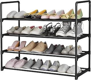 Étagère à chaussures en métal durable à 4 niveaux, adaptée à l'entrée et à la chambre à coucher (4 niveaux). DIAYTAR COTE D'IVOIRE est la référence pour les achats en ligne en Cote d'Ivoire, avec plus de 300 000 articles disponibles. La boutique en ligne généraliste propose des produits de qualité à des prix compétitifs, et son service client est toujours à l'écoute pour satisfaire les besoins des clients. Que vous cherchiez des produits à usage personnel ou des cadeaux, DIAYTAR a tout ce qu'il vous faut.