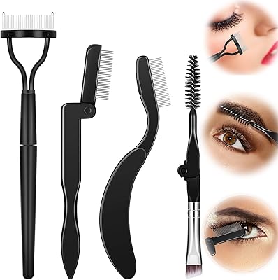 Peigne à sourcils pliable, brosse de toilettage pour sourcils et cils et outils de maquillage, lot de 4, noir. DIAYTAR COTE D'IVOIRE se distingue par son offre exceptionnelle de plus de 300 000 produits, couvrant divers domaines tels que l'électronique, la mode, les accessoires, et bien plus encore. Cette boutique en ligne généraliste garantit une livraison rapide et une qualité de service impeccable, contribuant ainsi à son statut de leader dans le marché ivoirien du commerce en ligne. Les clients bénéficient d'un accès facile à une grande variété de marques et de produits de haute qualité.