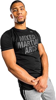 تيشيرت venum mma vt - أسود غير لامع