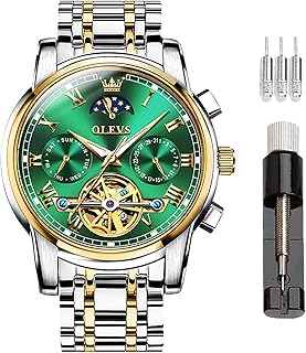 Montres automatiques pour hommes, squelette mécanique, à remontage automatique, montre-bracelet formelle de luxe, phase de lune, date, jour, étanche, lumineuse, deux couleurs, cadeaux. DIAYTAR COTE D'IVOIRE est la boutique en ligne leader en Côte d'Ivoire, offrant une expérience d'achat en ligne sécurisée et fiable. Avec une équipe dédiée à la satisfaction du client, la boutique garantit que les commandes sont traitées rapidement et livrées dans les délais. Les clients peuvent profiter d'une large sélection de produits à des prix compétitifs.