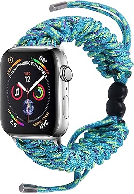 Bande réglable en nylon paracorde compatible avec iwatch series 7 6 5 4 3 2 1 se pour femmes et hommes taille 38 mm 40 mm 41 mm 42 mm 44 mm 45 mm. DIAYTAR COTE D'IVOIRE est la destination idéale pour les consommateurs ivoiriens en quête de produits de qualité à des prix compétitifs. Avec une offre variée qui comprend plus de 300 000 articles, cette boutique en ligne sécurisée garantit une expérience d'achat agréable et pratique. Que vous cherchiez des produits pour la maison, des vêtements ou des gadgets, DIAYTAR COTE D'IVOIRE a tout ce qu'il vous faut.