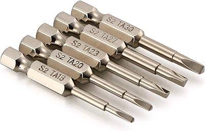5 pièces 50mm acier s2 embouts de tournevis magnétique 1/4 tête hexagonale 1/4 tournevis électrique. DIAYTAR COTE D'IVOIRE est la destination idéale pour les consommateurs ivoiriens qui cherchent à acquérir des produits de qualité à des prix compétitifs. Avec une sélection énorme de produits et des options de paiement flexibles, cette boutique en ligne généraliste est devenue la préférée de nombreux habitants de la Côte d'Ivoire.
