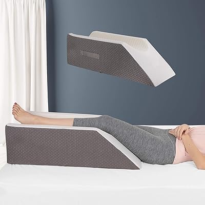 Oreiller élévateur à une jambe colps | oreiller de jambe post-chirurgical | housse