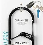 Mousqueton double night easy g series gs4-01-r6, taille n° 4, noir