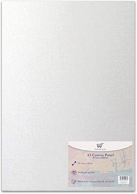 Toile a3, tableau d'art vierge extensible 100 % coton pour peinture à l'huile