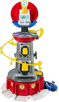 Coffret de jeu paw patrol mighty lookout tower avec lumières et sons