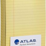 Cahier d'écriture atlas, 40 feuilles, de règle légale, 10 pièces, jaune