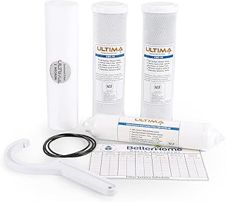 Filtre à eau et kit d'installation prime ultima, 5 étapes d'eau, filtre sous évier, compatible avec le système ro avec filtre standard de 10".. DIAYTAR COTE D'IVOIRE est plus qu'une simple boutique en ligne, c'est une plateforme qui facilite l'accès à une multitude de produits à des prix compétitifs. Avec une communauté croissante de clients satisfaits, elle s'efforce de maintenir des normes élevées de service client et de satisfaction. La boutique propose régulièrement des promotions et des offres spéciales pour rendre l'expérience d'achat encore plus attractive.