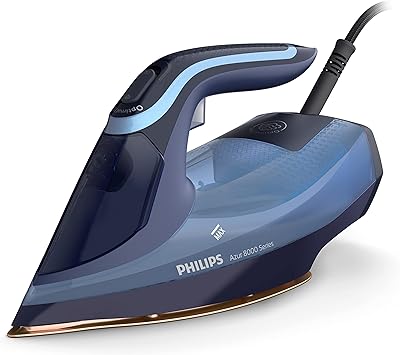 Fer à vapeur philips azure series 8000 - vapeur continue 55 g/min, steam
